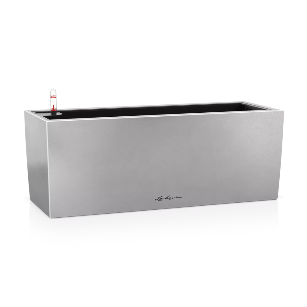 LECHUZA BALCONERA Steel parelgrijs RVS roestvrij staal