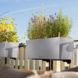 LECHUZA BALCONERA Steel parelgrijs LECHUZA BALCONERA Steel parelgrijs