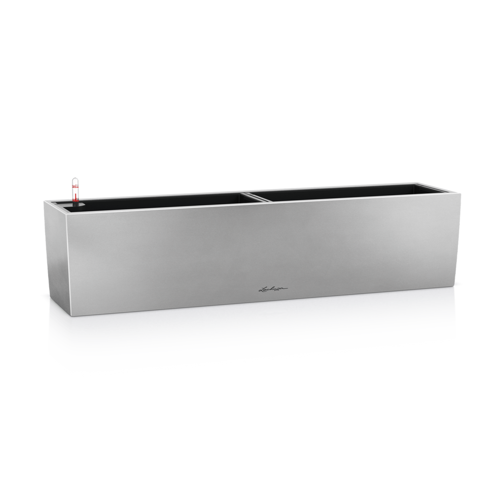 LECHUZA BALCONERA Steel parelgrijs RVS roestvrij staal