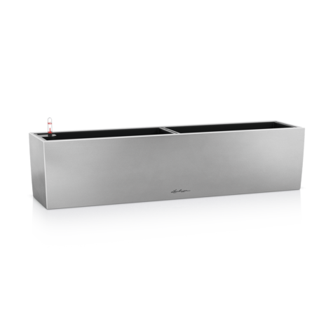 LECHUZA BALCONERA Steel parelgrijs RVS roestvrij staal