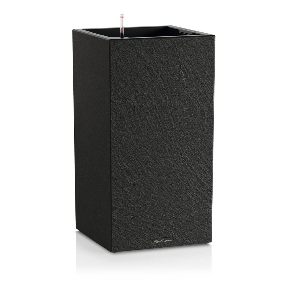 LECHUZA CANTO Slatestone high gris foncé LECHUZA CANTO Slatestone high gris foncé