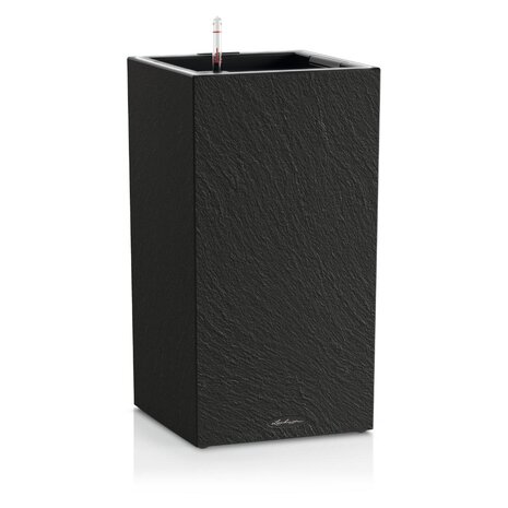 LECHUZA CANTO Slatestone high LED dark grey