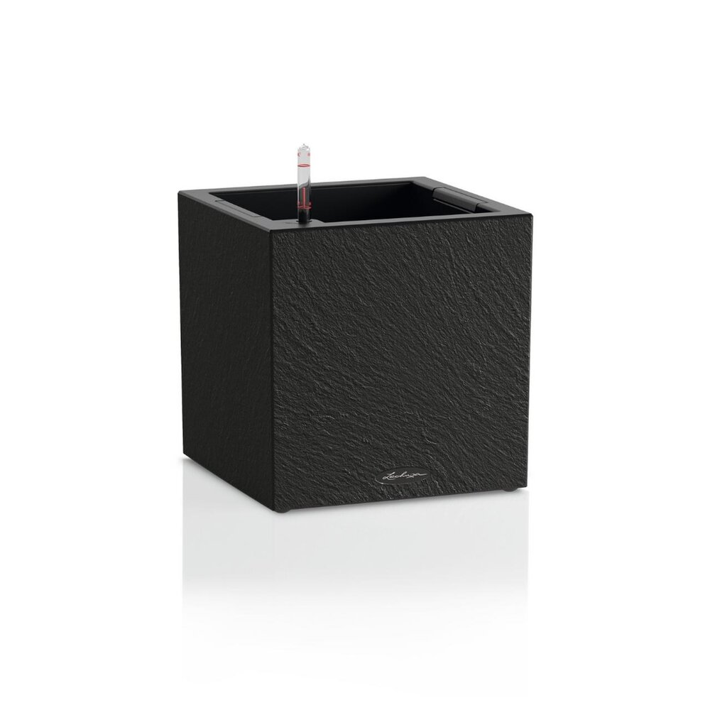 LECHUZA CANTO Slatestone low dark grey