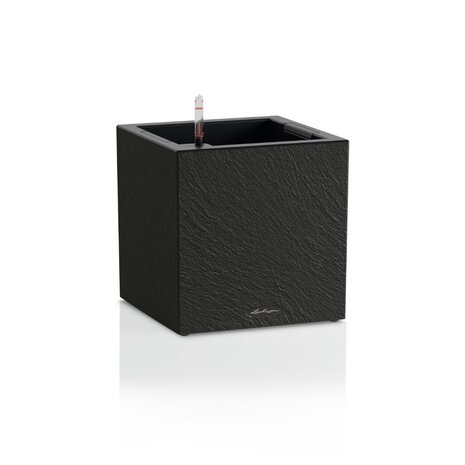 LECHUZA CANTO Slatestone low dark grey
