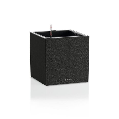 LECHUZA CANTO Slatestone low LED dark grey LECHUZA CANTO Slatestone low LED dark grey