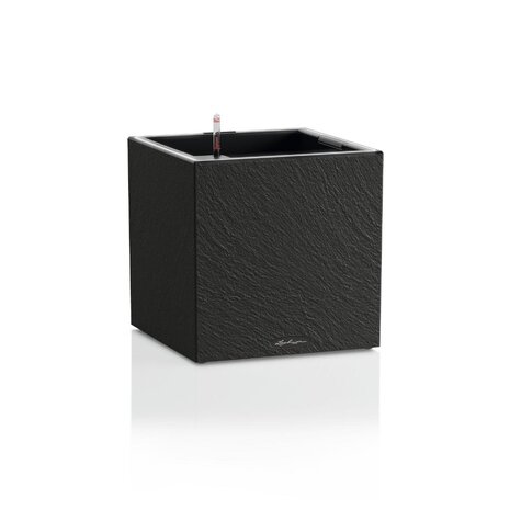 LECHUZA CANTO Slatestone low LED dark grey LECHUZA CANTO Slatestone low LED dark grey