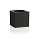 LECHUZA CANTO Slatestone low LED gris foncé LECHUZA CANTO Slatestone low LED gris foncé
