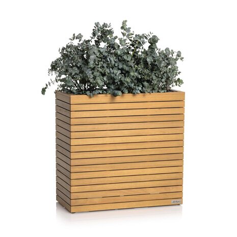 LECHUZA PALO Natural Wood wide high eucalyptushout