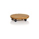 LECHUZA Natural Wood coasters round eucalyptus wood LECHUZA Natural Wood coasters round eucalyptus wood