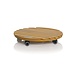 LECHUZA Natural Wood coasters round eucalyptus wood LECHUZA Natural Wood coasters round eucalyptus wood