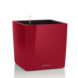 LECHUZA CUBE scarlet red high-gloss LECHUZA CUBE scarlet red high-gloss