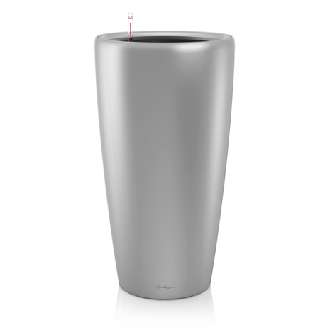 LECHUZA RONDO argent métallisé LECHUZA RONDO argent métallisé