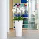 LECHUZA DELTA white high-gloss LECHUZA DELTA white high-gloss