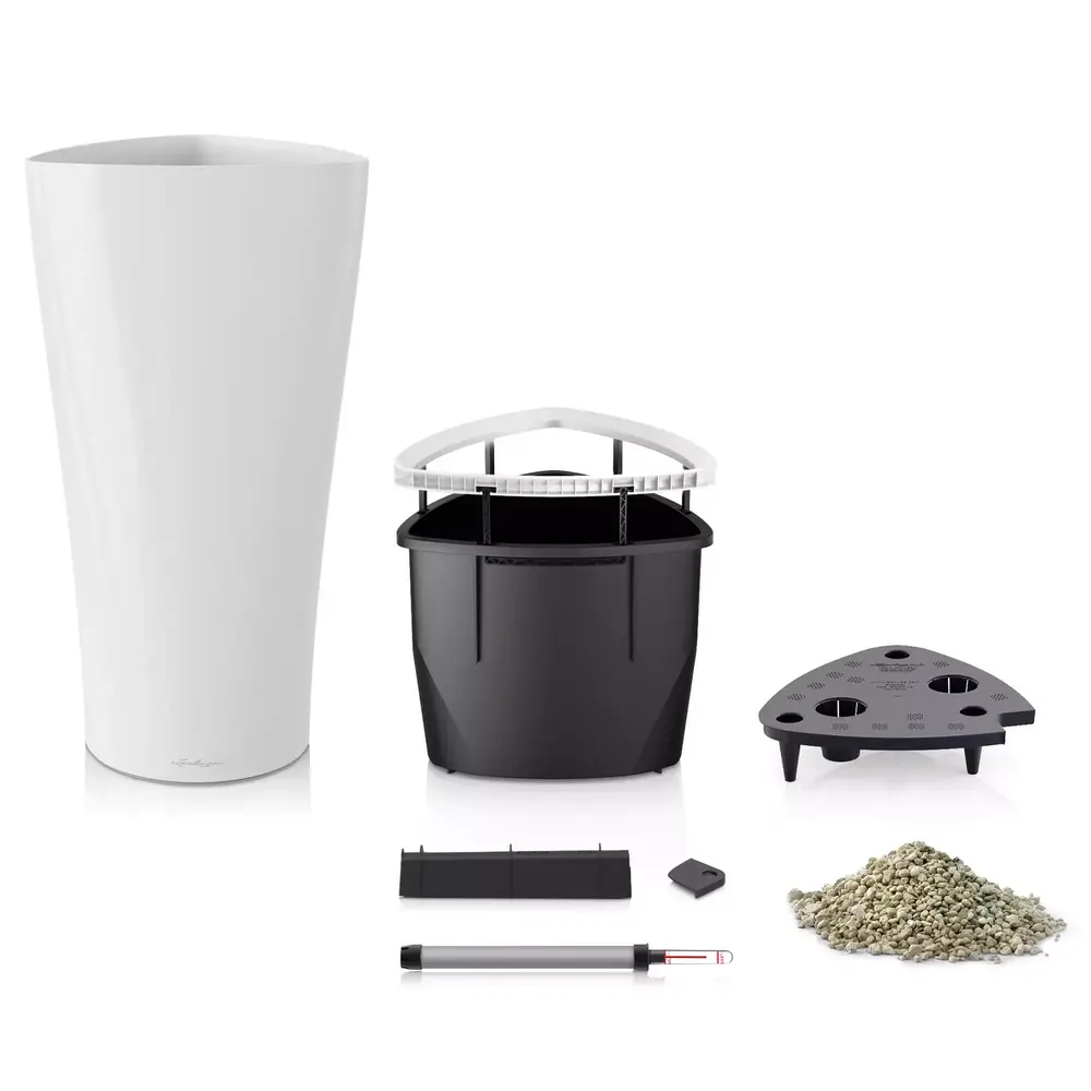 LECHUZA DELTA charcoal metallic