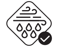 OPTIMALE LUCHT-WATERVERHOUDING
