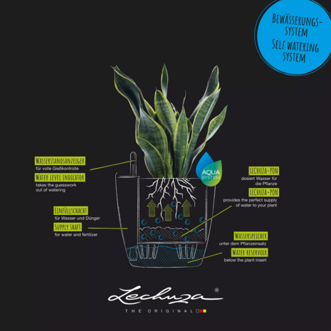 LECHUZA CLASSICO Color ECO dark grey