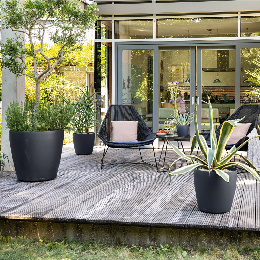 LECHUZA CLASSICO Color ECO gris foncé LECHUZA CLASSICO Color ECO gris foncé