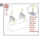 Accroches balconnières LECHUZA blanches (2pcs) Accroches balconnières LECHUZA blanches (2pcs)
