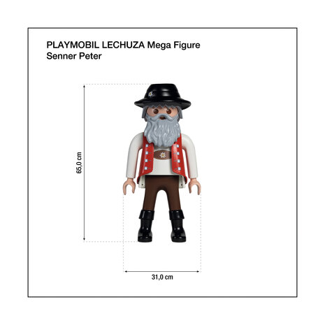 PLAYMOBIL LECHUZA XXL Mega Figure Senner Peter (ca. 60 cm) (19085) PLAYMOBIL LECHUZA XXL Mega Figure Senner Peter (ca. 60 cm) (19085)
