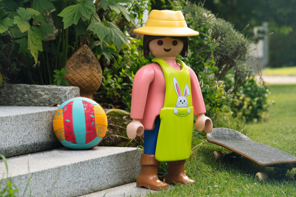 PLAYMOBIL LECHUZA figure XXL gardener Easter edition (60 cm)