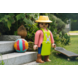 PLAYMOBIL LECHUZA ® XXL Megafiguur Tuinvrouw Hannah - met Paashaas schort - hoogte 62,5 cm
