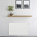 Copa H60 x B80 T22 - Paneelradiator C8 geribbelde voorzijde Wit