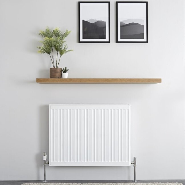 H50 x B160 T22 - Paneelradiator C4 geribbelde voorzijde Wit