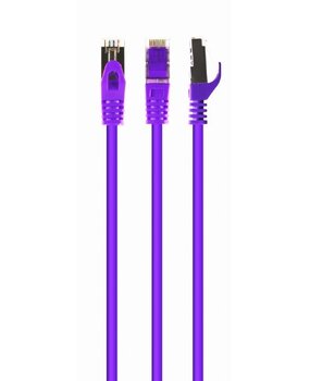 Cable de red CAT6A LSZH S/FTP 2 metros - Color violeta Cable de red CAT6A LSZH S/FTP 2 metros - Color violeta