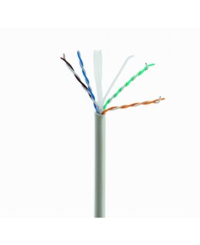 Cable de red CAT6 FTP en rollo 100 metros - Color gris Cable de red CAT6 FTP en rollo 100 metros - Color gris