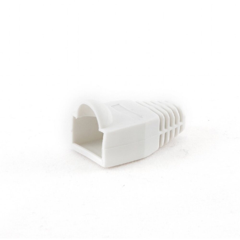 Conector modular RJ45 de color blanco - 100 unidades