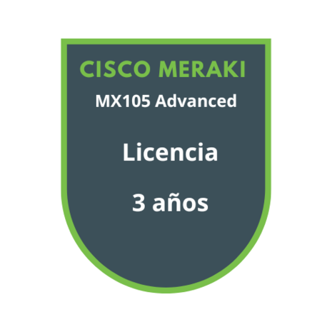 Cisco Firewall Meraki MX105 Advanced Licencia 3 años Cisco Firewall Meraki MX105 Advanced Licencia 3 años