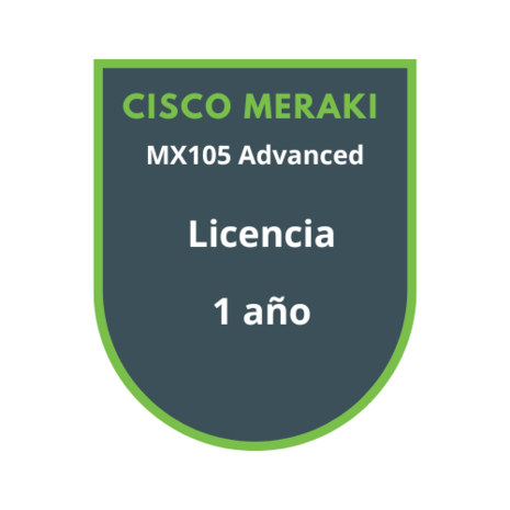 Cisco Firewall Meraki MX105 Advanced Licencia 1 año Cisco Firewall Meraki MX105 Advanced Licencia 1 año