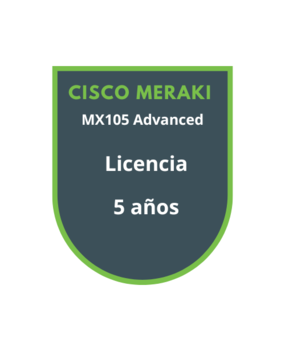 Cisco Firewall Meraki MX105 Advanced Licencia 5 años Cisco Firewall Meraki MX105 Advanced Licencia 5 años