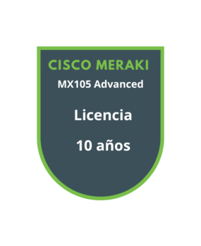 Cisco Firewall Meraki MX105 Advanced Licencia 10 años Cisco Firewall Meraki MX105 Advanced Licencia 10 años