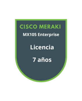 Cisco Meraki MX105 Enterprise Licencia 7 años Cisco Meraki MX105 Enterprise Licencia 7 años