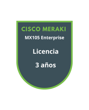 Cisco Meraki MX105 Enterprise Licencia 3 años Cisco Meraki MX105 Enterprise Licencia 3 años