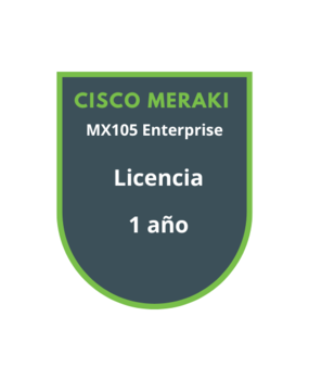 Cisco Meraki MX105 Enterprise Licencia 1 año Cisco Meraki MX105 Enterprise Licencia 1 año