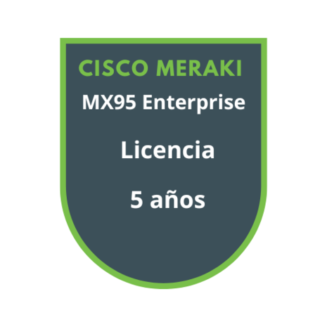 Cisco Meraki MX95 Enterprise Licencia 5 años Cisco Meraki MX95 Enterprise Licencia 5 años