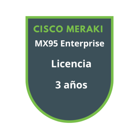 Cisco Meraki MX95 Enterprise Licencia 3 años Cisco Meraki MX95 Enterprise Licencia 3 años