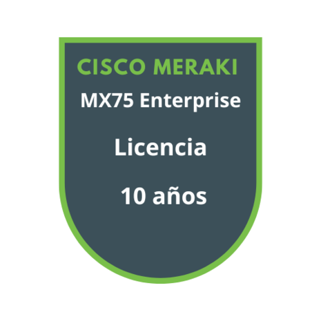 Cisco Meraki MX75 Enterprise Licencia 10 años Cisco Meraki MX75 Enterprise Licencia 10 años