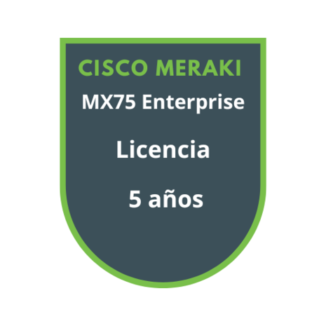 Cisco Meraki MX75 Enterprise Licencia 5 años Cisco Meraki MX75 Enterprise Licencia 5 años
