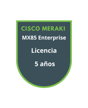 Cisco Meraki MX85 Enterprise Licencia 5 años Cisco Meraki MX85 Enterprise Licencia 5 años