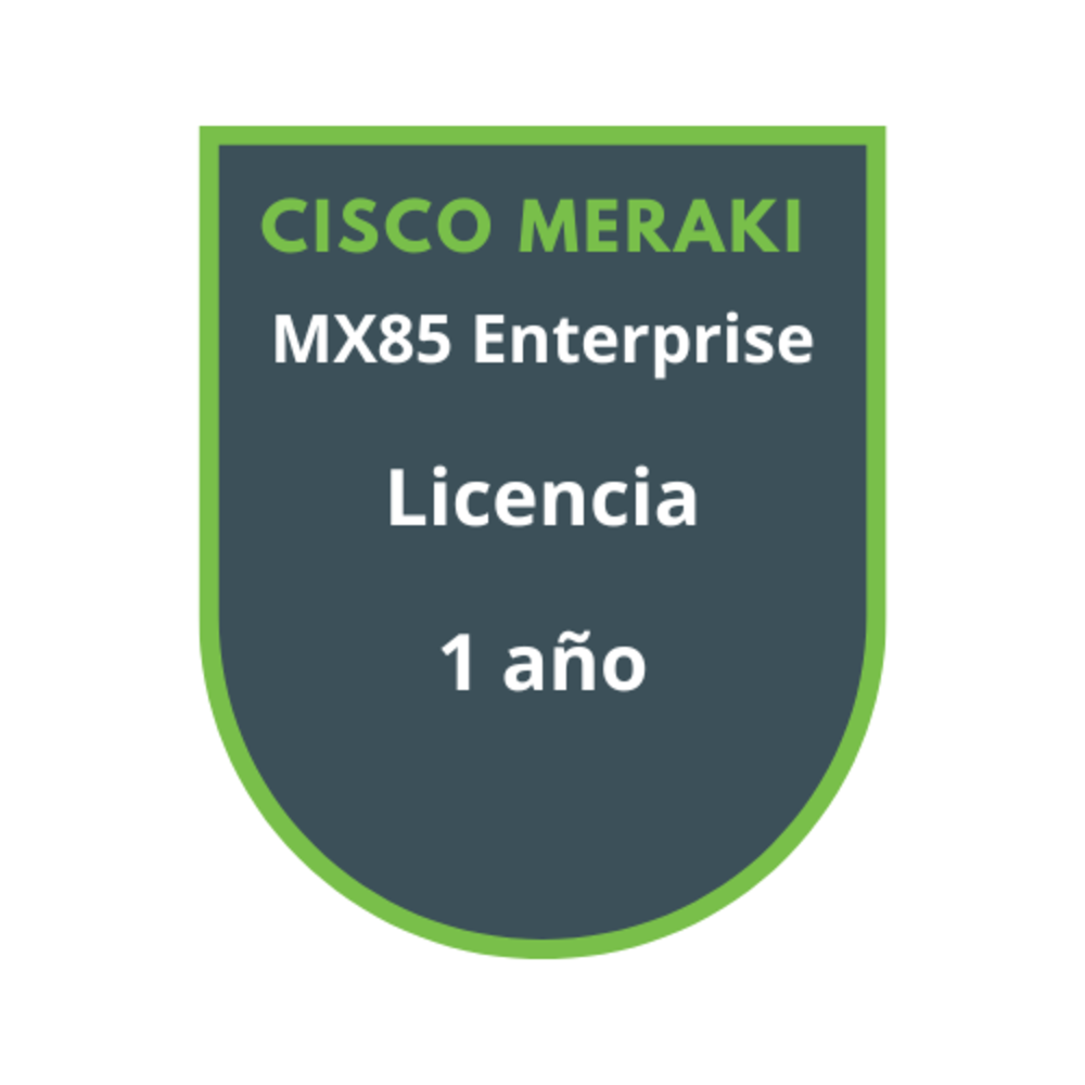 Cisco Meraki MX85 Enterprise Licencia 1 año Cisco Meraki MX85 Enterprise Licencia 1 año