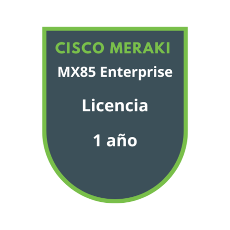Cisco Meraki MX85 Enterprise Licencia 1 año Cisco Meraki MX85 Enterprise Licencia 1 año