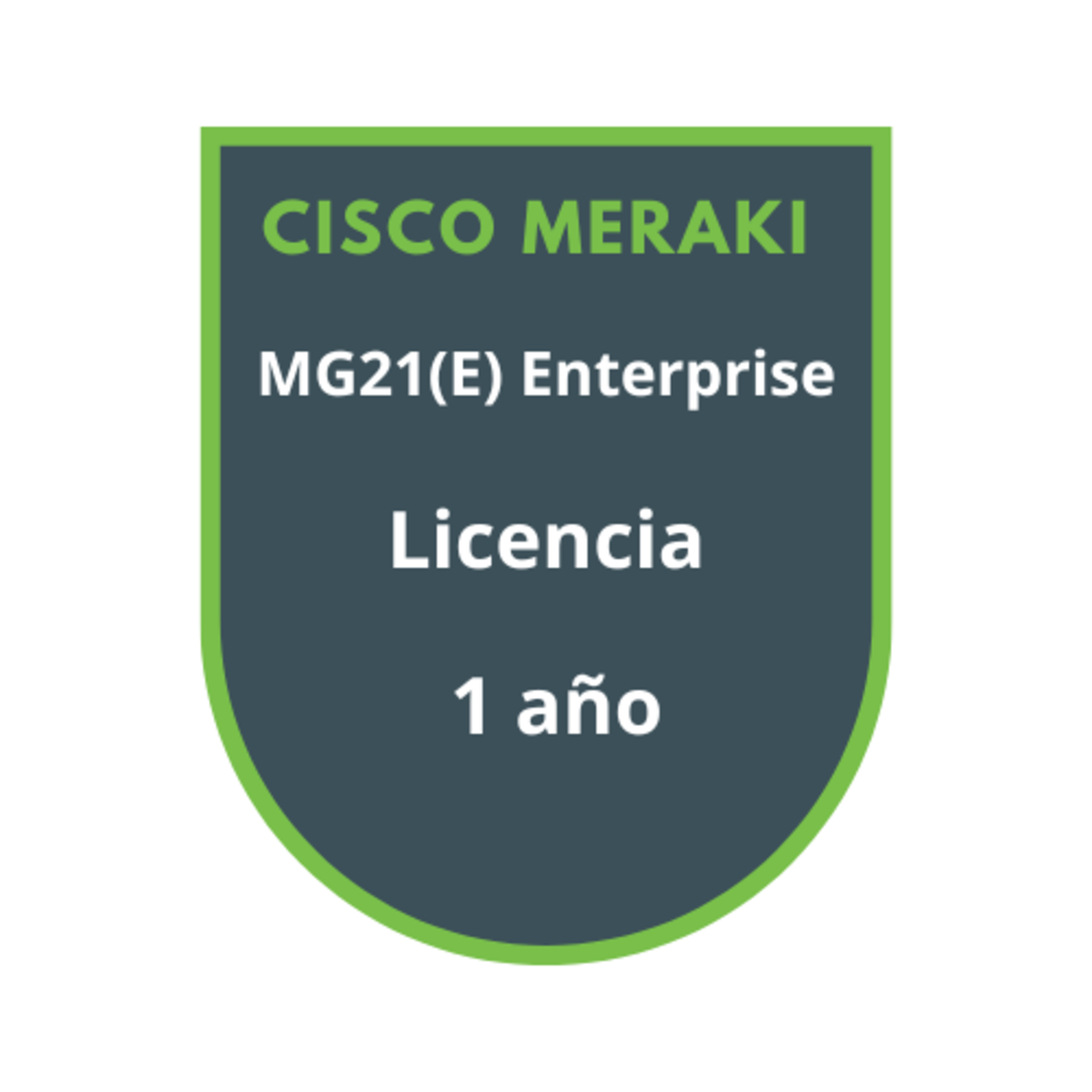 Cisco Meraki MG21(E) Enterprise Licencia 1 año Cisco Meraki MG21(E) Enterprise Licencia 1 año