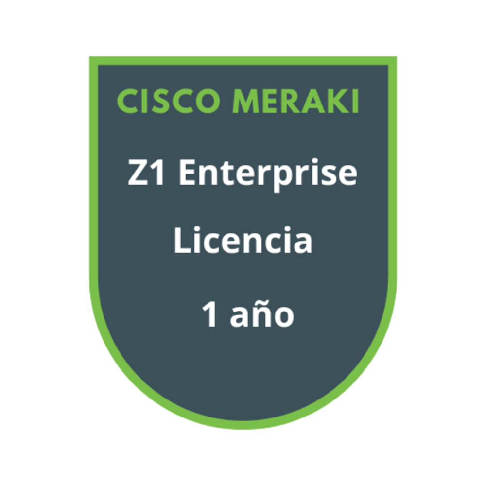 Cisco Meraki Z1 Enterprise Licencia 1 año Cisco Meraki Z1 Enterprise Licencia 1 año