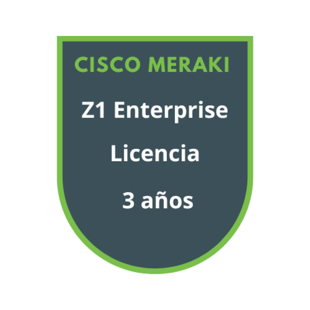 Cisco Meraki Z1 Enterprise Licencia 3 años Cisco Meraki Z1 Enterprise Licencia 3 años