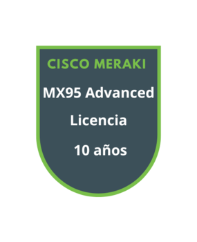 Cisco Meraki MX95 Advanced Licencia 10 años Cisco Meraki MX95 Advanced Licencia 10 años