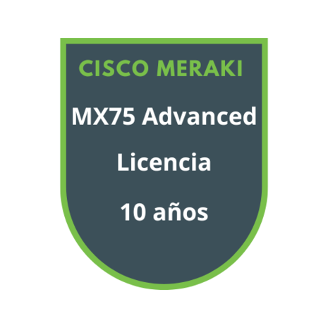 Cisco Meraki MX75 Advanced Licencia 10 años Cisco Meraki MX75 Advanced Licencia 10 años