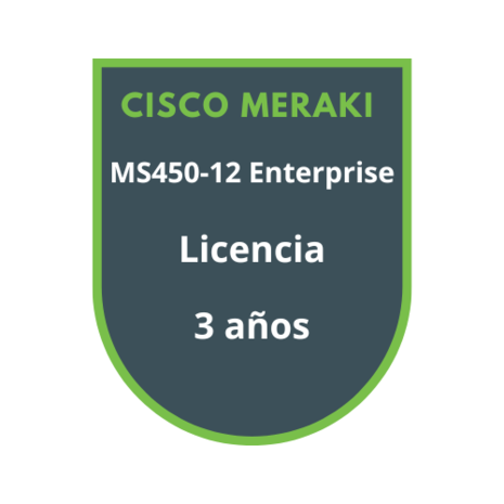 Cisco Meraki MS450-12 Enterprise Licencia 3 años Cisco Meraki MS450-12 Enterprise Licencia 3 años